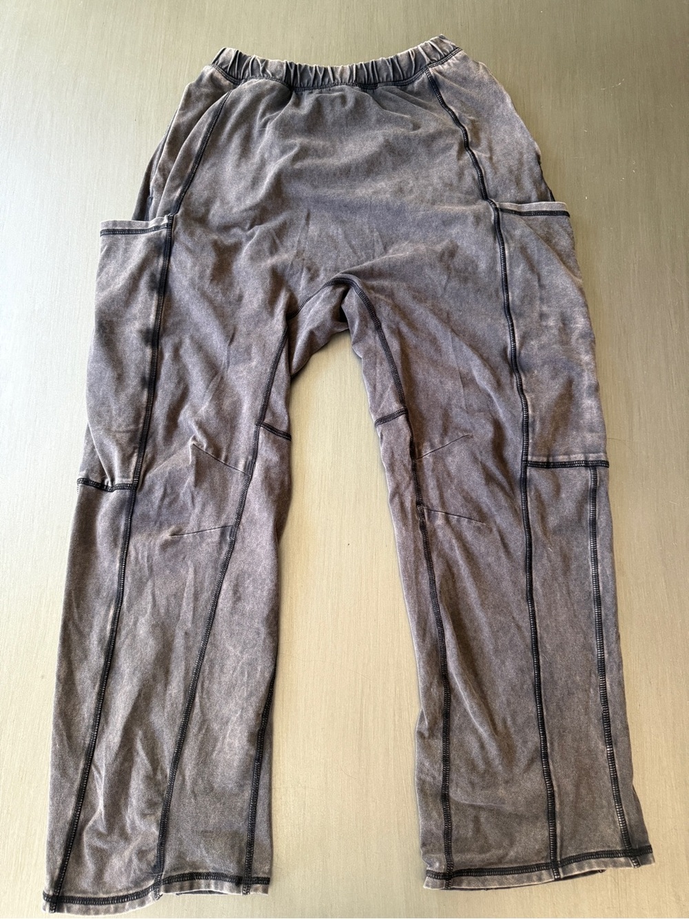 Free People Movement Hot Shot Pants Washed Black - Size XS